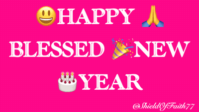 Happy Blessed New Year GIF