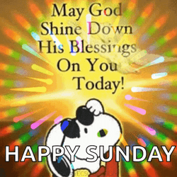 Happy Blessed Sunday Cool Snoopy GIF