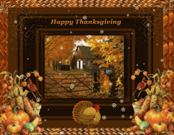 Happy Blessed Thanksgiving Message GIF