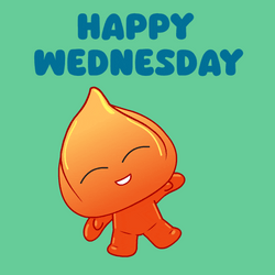 Happy Blessed Wednesday Jumping Fire GIF