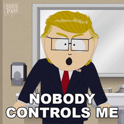 Happy Boss Day Nobody Controls Me GIF