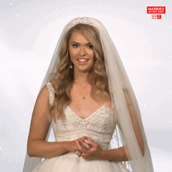 Happy Bride Laughing Funny Marriage GIF