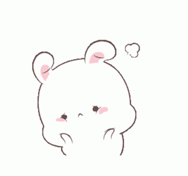 Happy Bunny Cheeks Squishmallow GIF