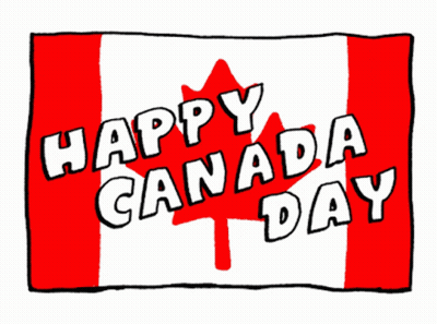 Happy Canada Day Canadian Flag GIF