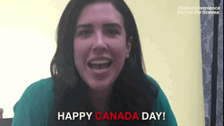 Happy Canada Day Fine Looking Lady GIF