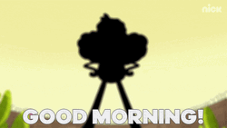 Happy Cartoon Having Excited Morning GIF