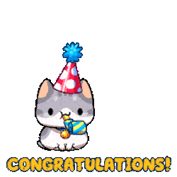 Happy Cat Sticker GIF