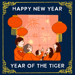 Happy Chinese New Year Family GIF