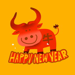 Happy Chinese New Year Ox GIF
