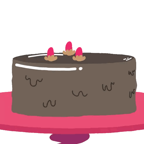 Happy Chocolate Cake Day Box Sticker