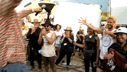 Happy Chris Hemsworth Brotherly Hug GIF
