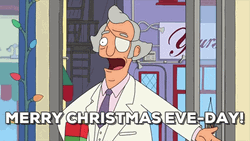 Happy Christmas Eve Mr Fischoeder Bob's Burgers GIF