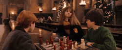 Happy Christmas Harry Hermione Granger Ron Weasly GIF