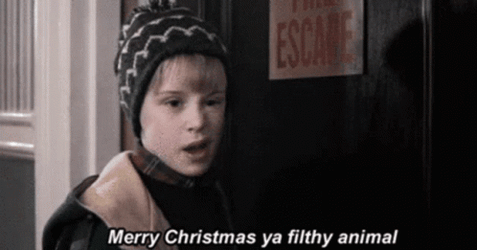 Happy Christmas Harry Kevin Mccallister Filthy Animal GIF