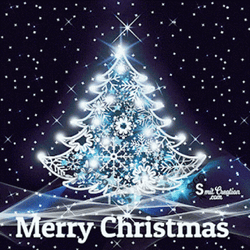 Happy Christmas Harry Shining Sparkling Tree GIF