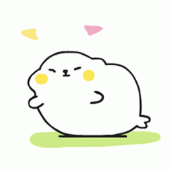 Happy Chubby Bouncy Seal GIF