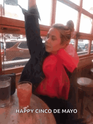 Happy Cinco De Mayo Dancing Woman GIF