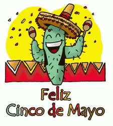 Happy Cinco De Mayo Mexican Cactus GIF