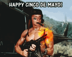 Happy Cinco De Mayo Rambo GIF