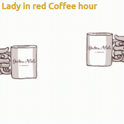 Happy Coffee Day Poster GIF