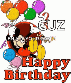 Happy Cousins Day Enjoy Your Day GIF
