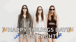 Happy Cousins Day Good Night GIF