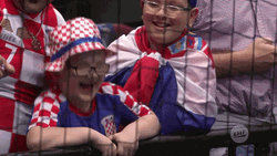 Happy Croatian Kid Fan