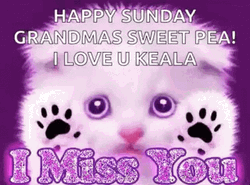 Happy Cute Sunday Grandma Sweet Pea GIF