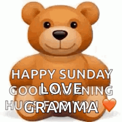 Happy Cute Sunday Love Gramma GIF