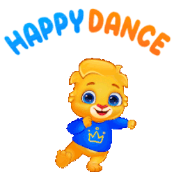 Happy Dance Dancing Sticker GIF