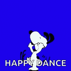 Happy Dance Snoopy Excited