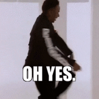 Happy Dancing Running Man Oh Yes GIF