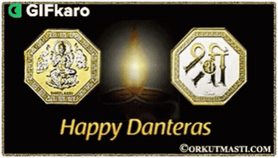 Happy Danteras With Two Coins GIF