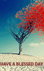 Happy Day Heart Tree GIF