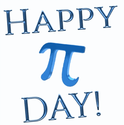 Happy Day Sign With Pi Symbol GIF