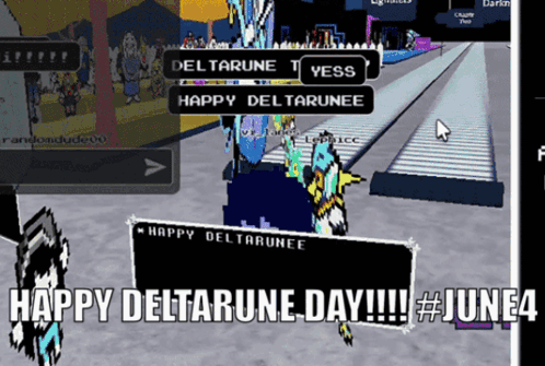 Happy Deltarune Day GIF