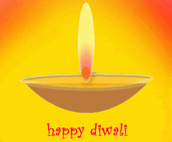 Happy Diwali Blinking Background GIF