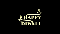 Happy Diwali Blurry Background
