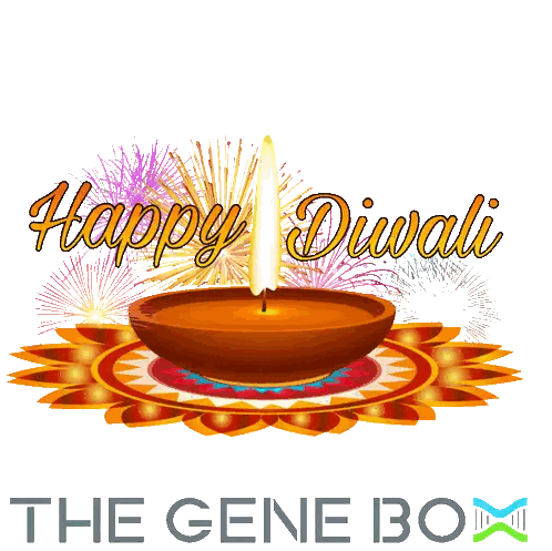 Happy Diwali Candle In Bowl Sticker
