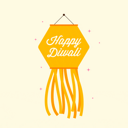 Happy Diwali Celebration Lantern GIF