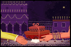 Happy Diwali Gift GIF