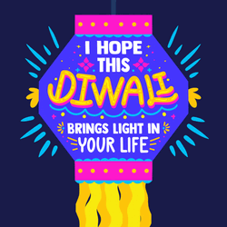 Happy Diwali Lantern Wishes