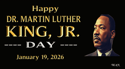 Happy Dr Martin Luther King Jr Day January 19 2026 Poster GIF