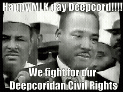 Happy Dr. Martin Luther King Jr. Day January 20 2025 Poster GIF