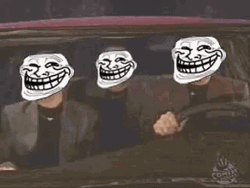 Happy Driving Trolling Face