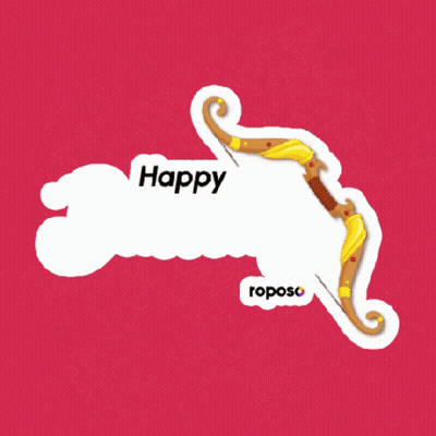 Happy Dusse Sticker With Bow And Arrow GIF