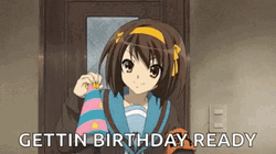Happy Early Birthday Getting Ready GIF