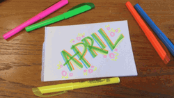 Happy Earth Day April Calendar GIF