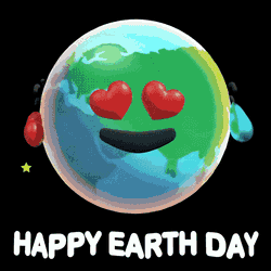 Happy Earth Day Cool Earth GIF