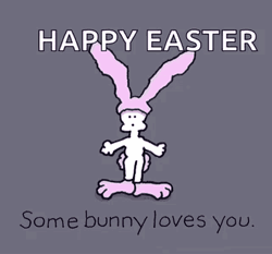 Happy Easter Bunny Love